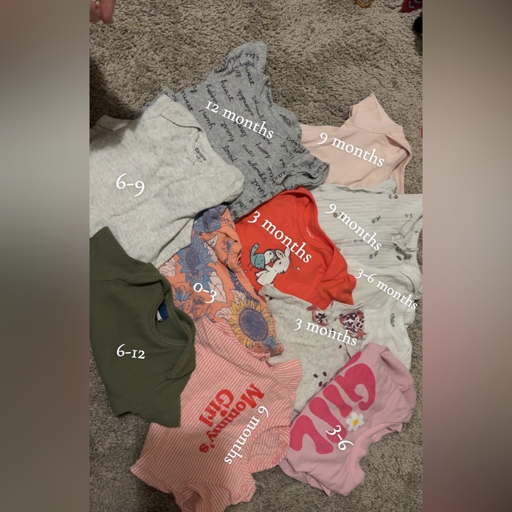 Baby girl assorted clothes